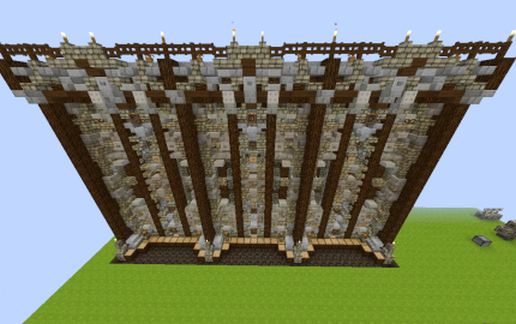 MedievalWall - Valplay8 Build schematic - building