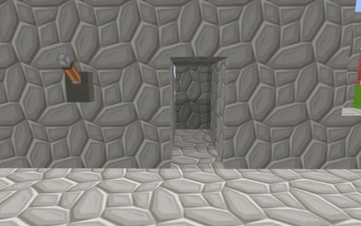 triple piston door for hidden room