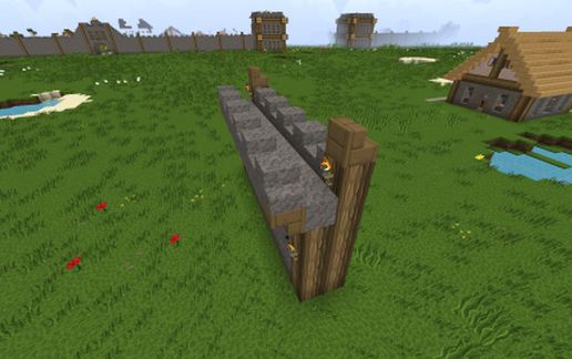Village Wall Segment (Basic)