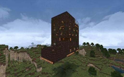 log cabin wood