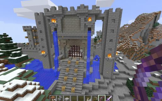 Castle Gate (3-Height) Model h-2.1b schematic - building