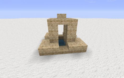 desert fountain schematic - building