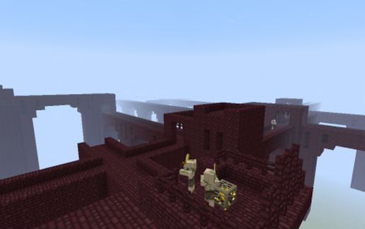 Default Nether Fortress schematic - building