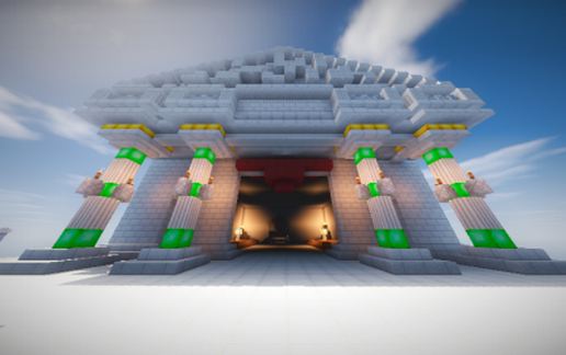 The Roman Senate schematic - building