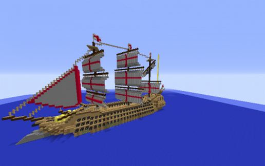 HMS Triumphant schematic - building