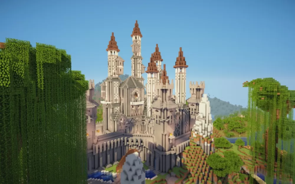 Medieval Castle Minecraft Schematic Medieval Castle Minecraft Schematic