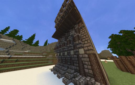 Town wall schematic - building