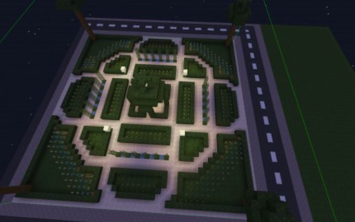 Garden schematic - building