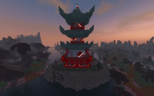 Ocean Pagoda schematic - building