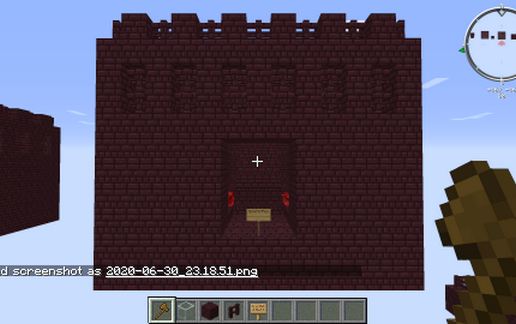 Default Nether Fortress Nether Wart Farm schematic - building