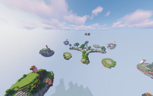 Bedwars Map: Hollow recreate