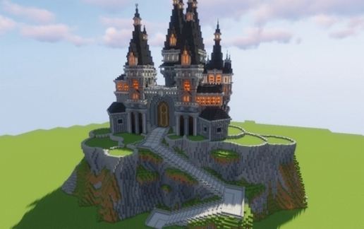 Gotic castle schematic - building
