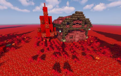 Nether Fantasy Hoglin Stable