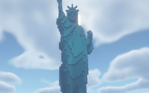 Statue of Liberty schematic - building