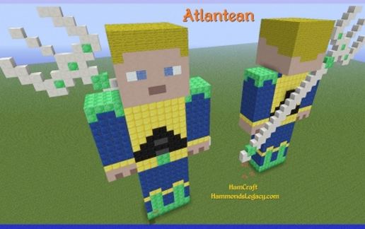 Atlantean Statue schematic - building
