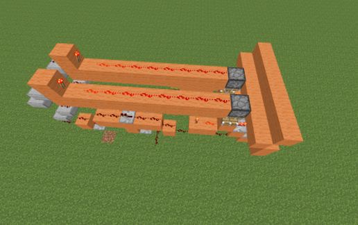 Redstone User Control Panel schematic - building