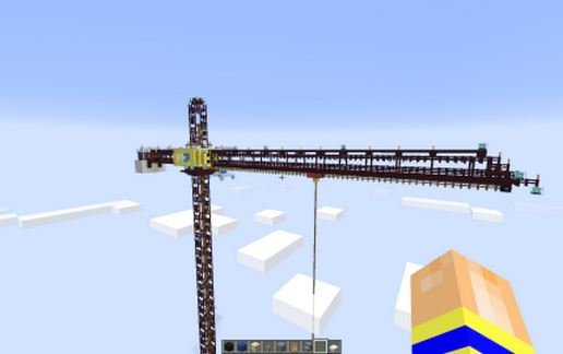 Tall Construction Crain schematic - building