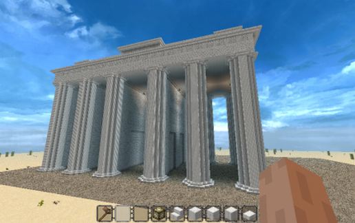 Brandenburg Gate schematic - building