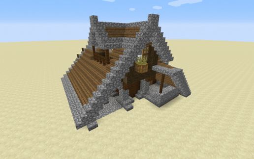 The Roof Cottage schematic - building