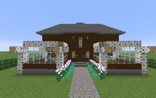 Old spruce mansion schematic - building