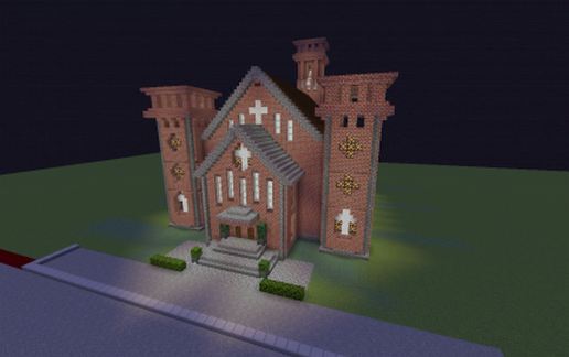 Small Church(Furnished) schematic - building
