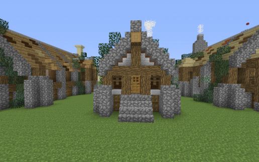 Rustic Short House 1 schematic - building