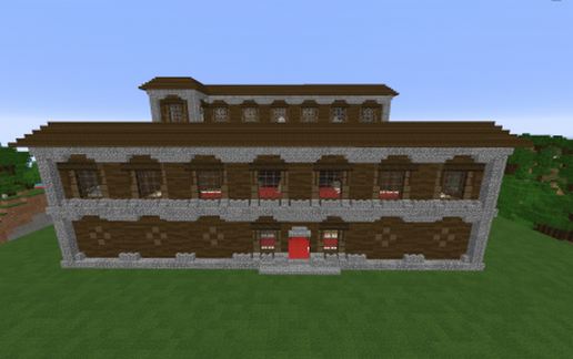 Woodland Mansion schematic - building