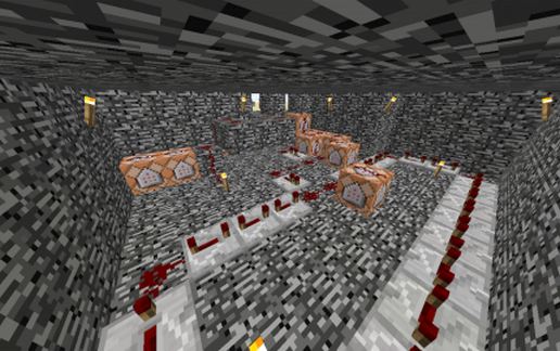 Tiny Survival (a machine that sets the world border to 10 blocks, then slowly increases it)