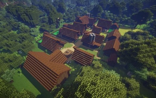 Medieval Forest Village schematic - building
