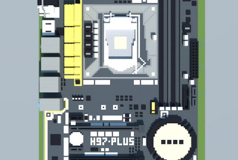 Intel H97-PLUS (ASUS) schematic - building