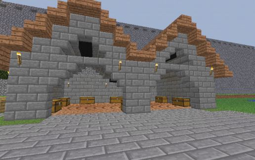 A Small storage building