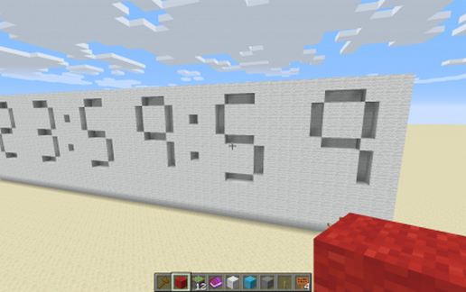 24 hour clock schematic - building