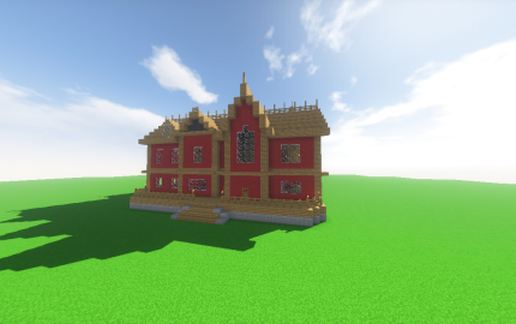 The Red Mansion schematic - building