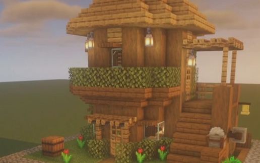 Small (15x13) Survival House schematic - building