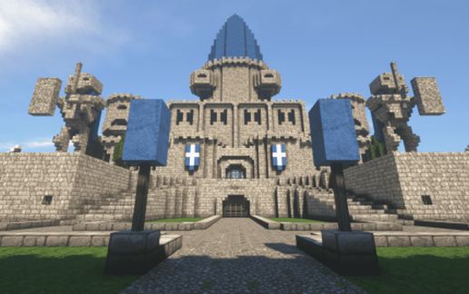 Statue of the hero schematic - building
