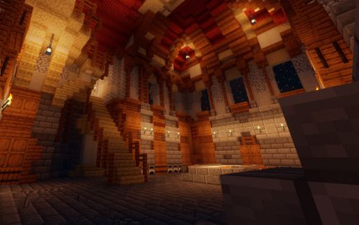 Baroque tropical city castle