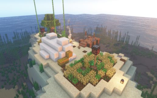 Little Lost Island schematic - building
