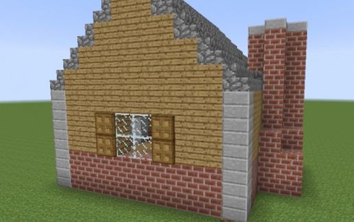 Small Brick House schematic - building