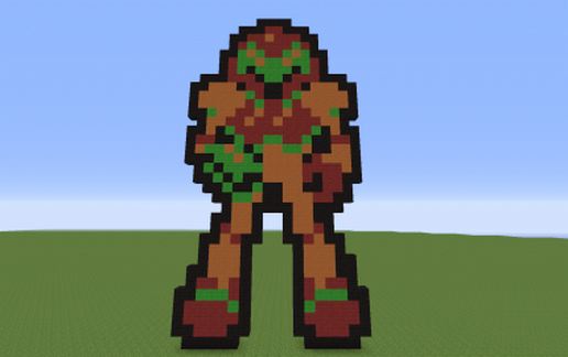 Samus From Metroid schematic - building