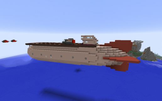 Aircraft Carrier Airship - Silver Empire Escort Carrier