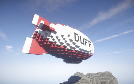 The Simpsons - Duff Zeppelin schematic - building