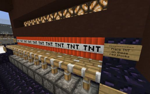 TNT Sand cannon schematic - building