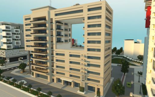 Modern Apartment Building schematic - building