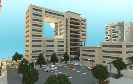 Modern Apartment Building