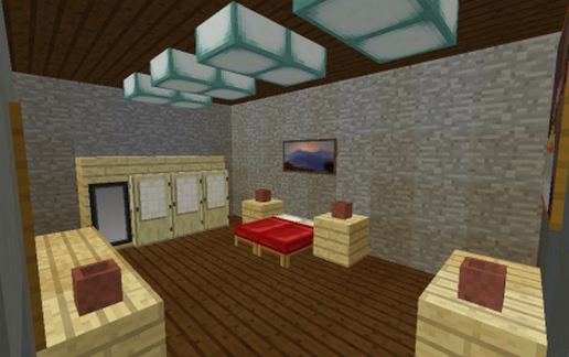 Cave apartment schematic - building
