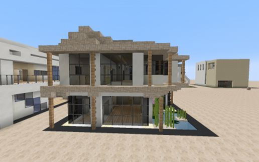 13x13 Modern Sandstone House