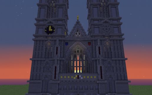 cathedral medieval schematic - building