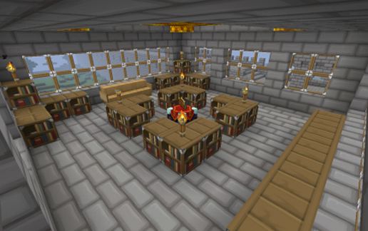 Skin System redstone door (5 by 3 pistons)
