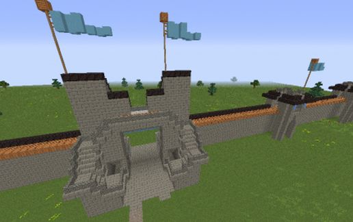 Black Castle gate,wall and towers