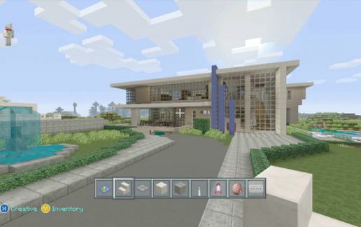 Large Modern Mansion (Compatible with Consoles) schematic - building